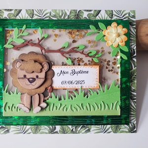 Carte garçon. Carte baptême. Carte cadeau garçon.