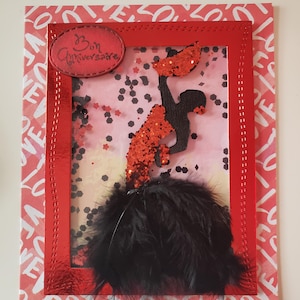 Carte flamenco. Carte anniversaire. Carte Espagne.