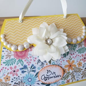 Carte sac à main. Carte anniversaire fille. Carte anniversaire femme. Carte anniversaire. image 9