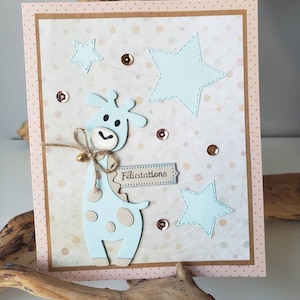 Birth card boy. Birth card. Birth announcement.