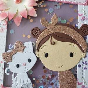 Carte anniversaire. Carte anniversaire petite fille. Carte anniversaire fille. image 7