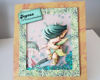 Carte D Anniversaire Kitsch Etsy