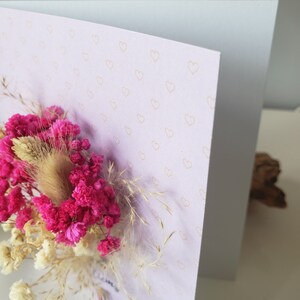 Congratulations card. Dried flower card. Retirement card. Wedding card. image 7