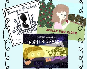 Children's Book Set: Apples for Cider, Lucy's Pocket, Phoebe Fears