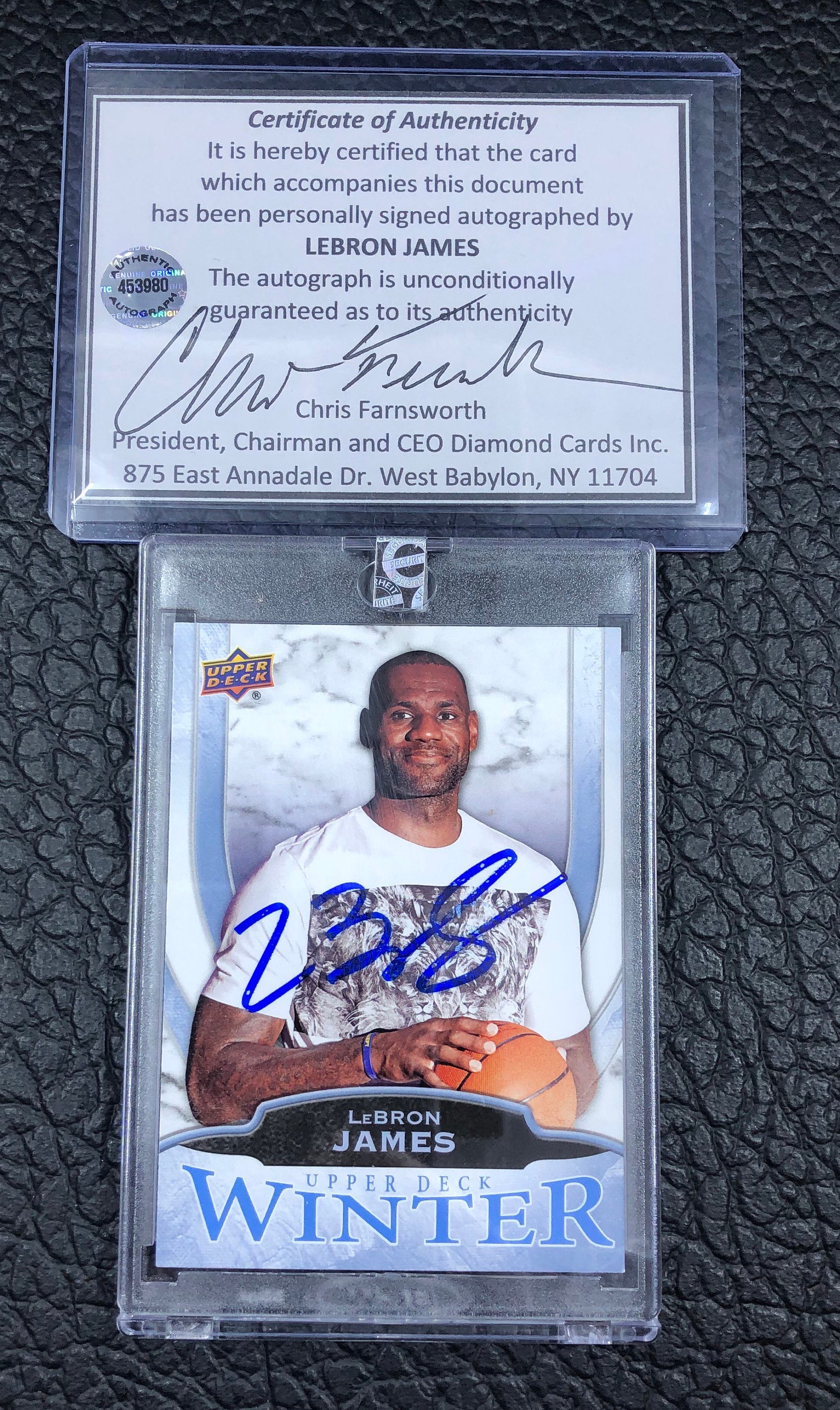 upper deck lebron james card