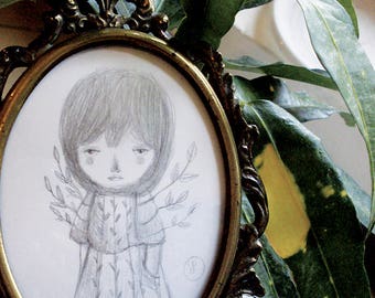 Mimì - original drawing on paper