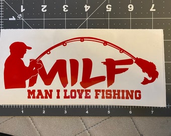 Download I Love Fishing Decal Etsy