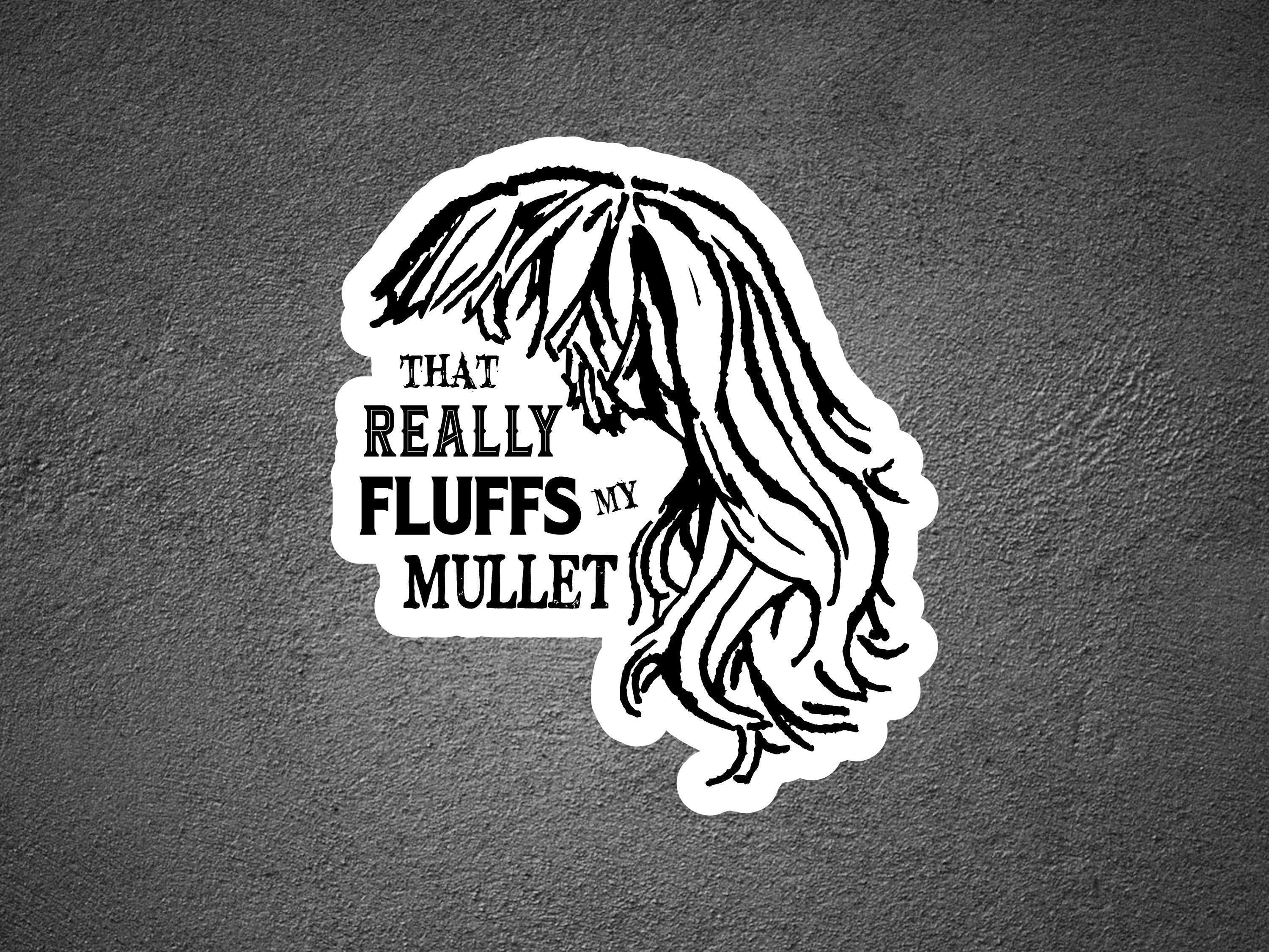 Mullet Sticker 
