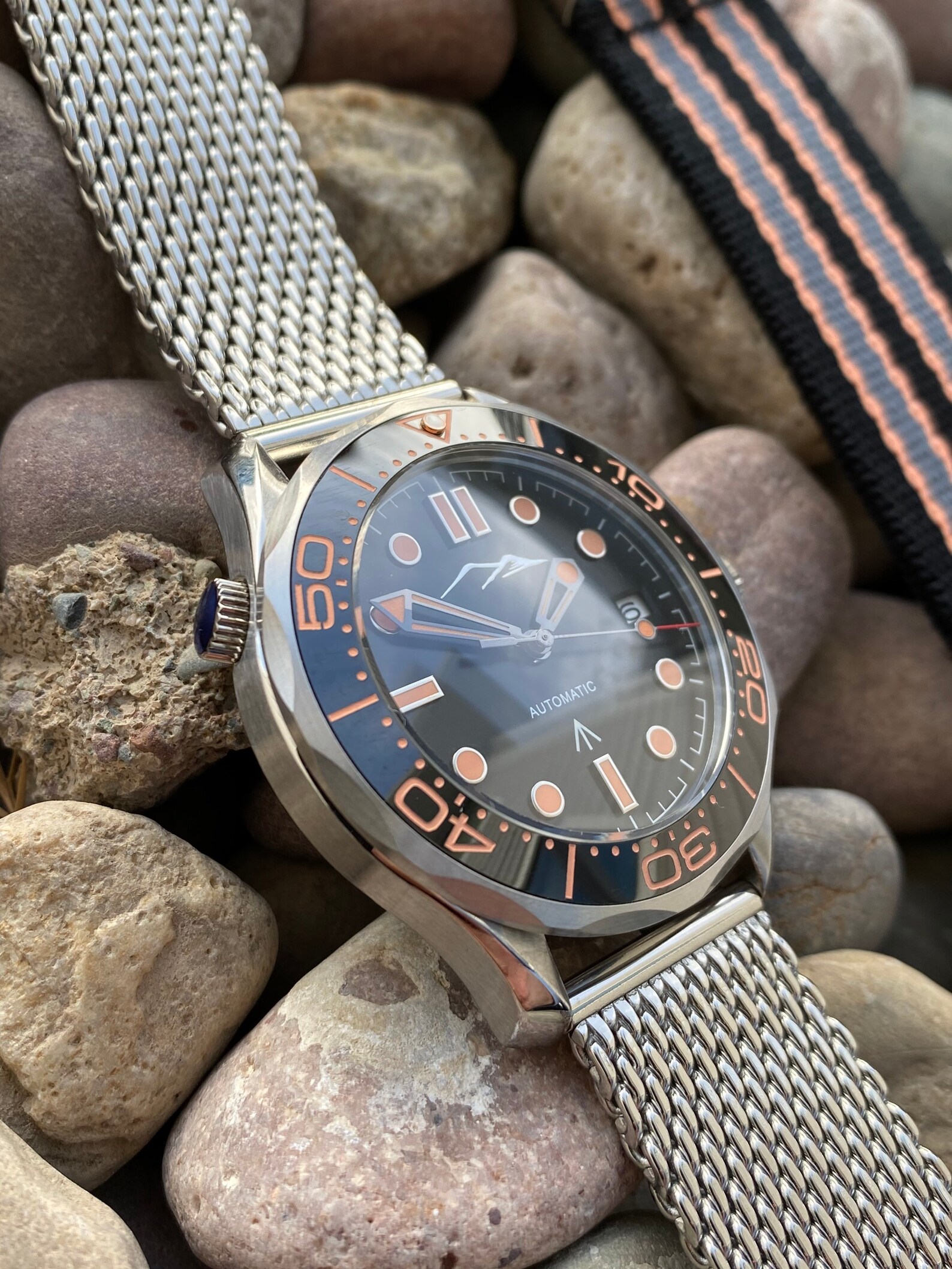 Newest Bond homage watch package//omega seamaster//james Etsy