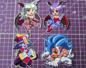 Darkstalkers (Vampire) chibi stickers
