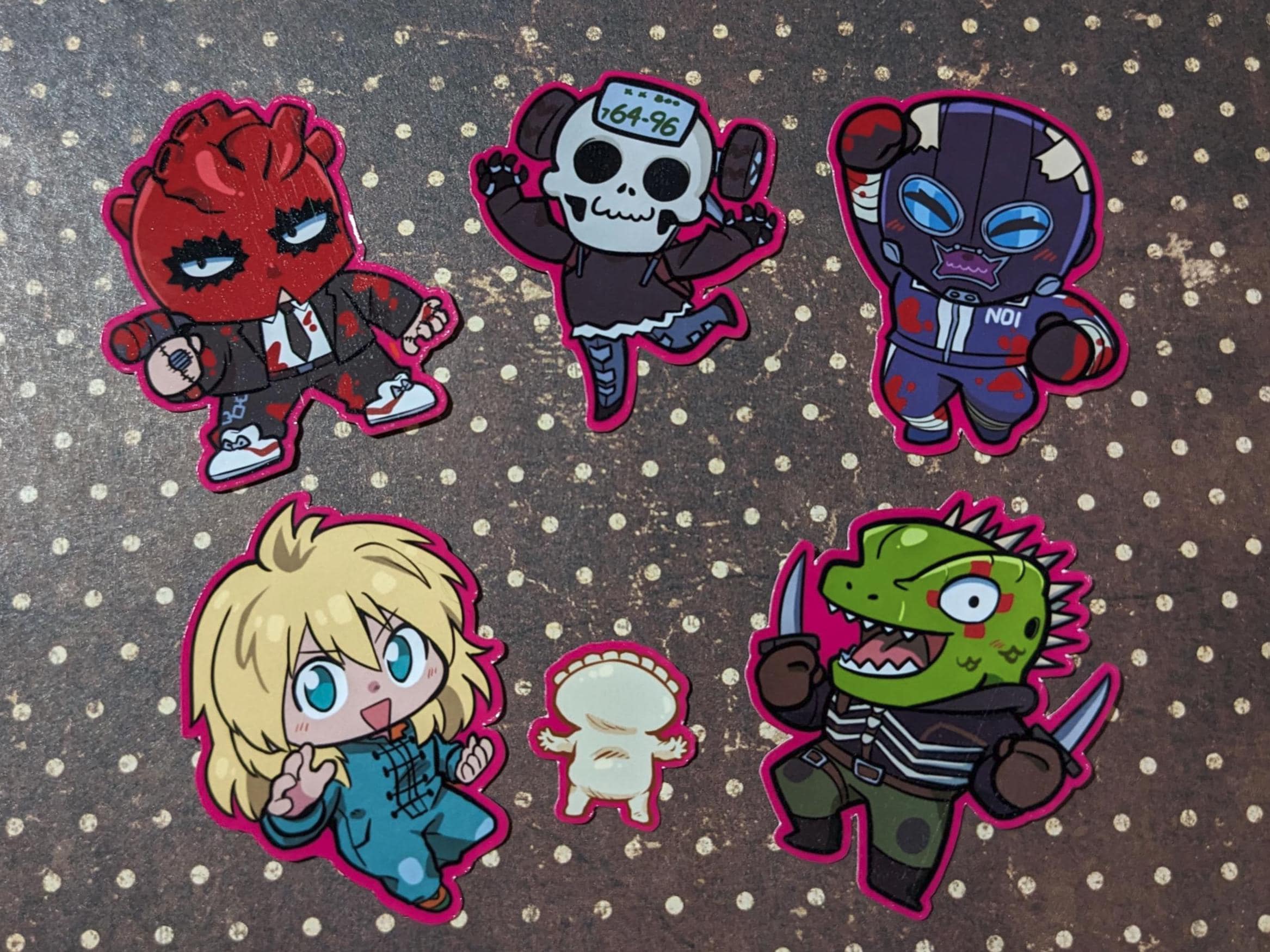 doro Studio 4点セット（タグステッカーあり） Dorohedoro Chibi Sticker Set - Etsy