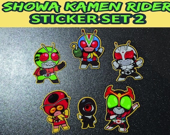 Showa Kamen Rider 5 sticker set 2