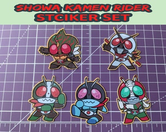 Showa Kamen Rider 5 sticker set