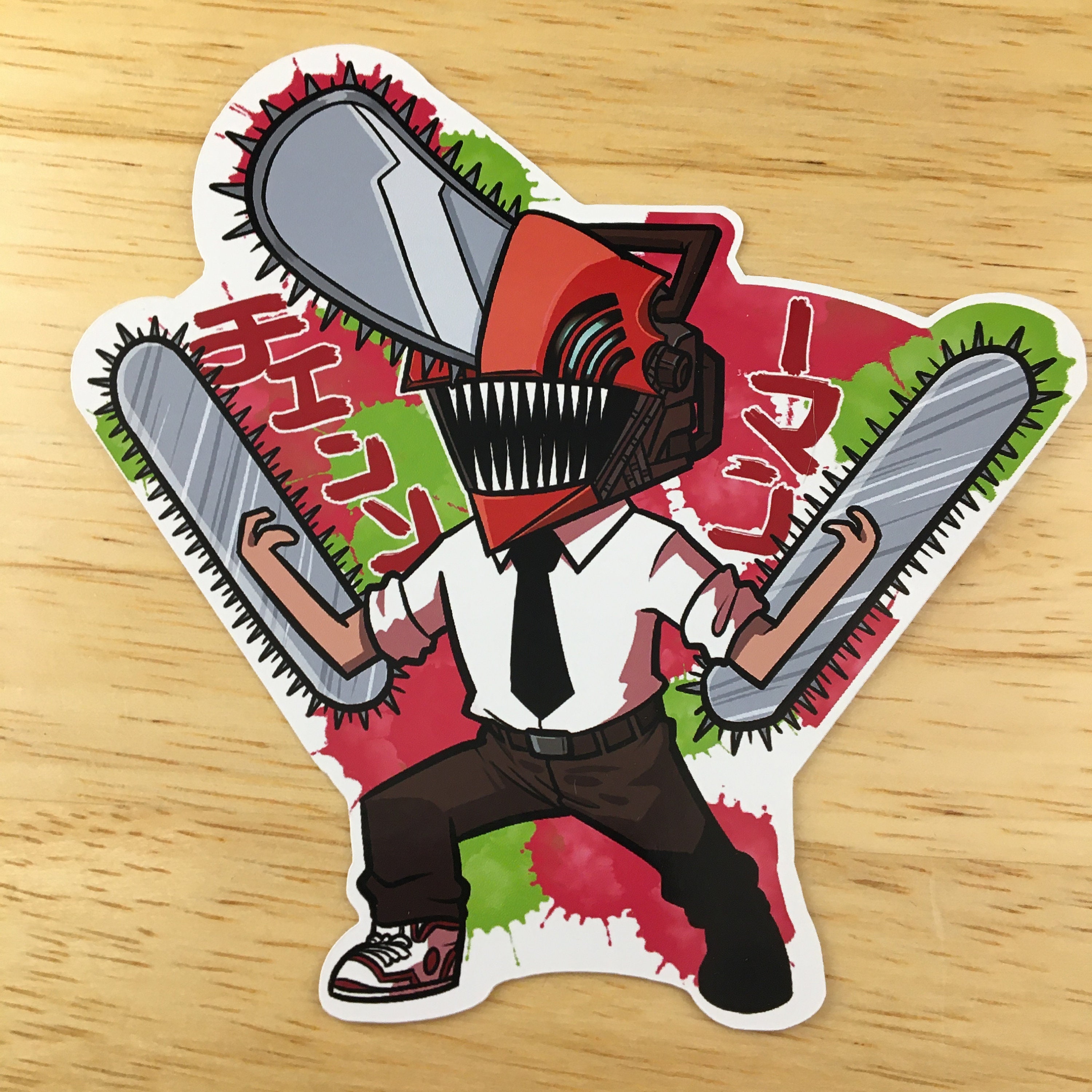Chainsaw Man chibi Sticker Set 1.0 チェンソーマン Shonen Jump Etsy