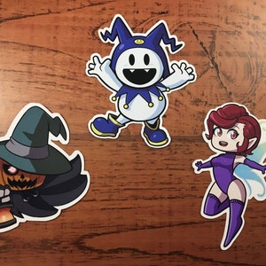Persona Shin Megami Tensei Stickers Jack Frost Pyro Jack Pixie
