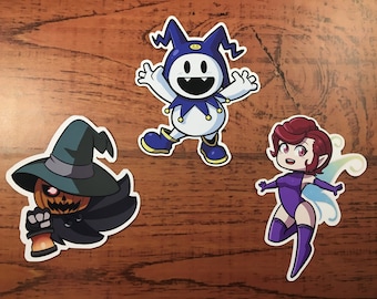 Persona Shin Megami Tensei Stickers Jack Frost Pyro Jack Pixie