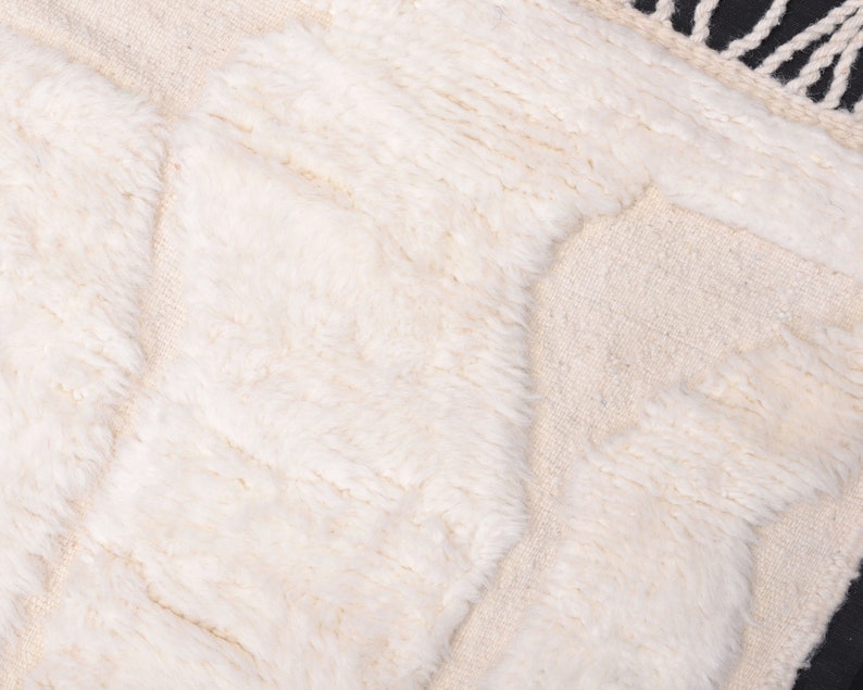 Moroccan Rug 8x10 Offwhite Rug Berber Rug Natural Rug Etsy