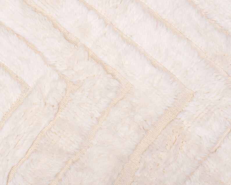 Moroccan Rug 8x10 Offwhite Rug Berber Rug Natural Rug Etsy