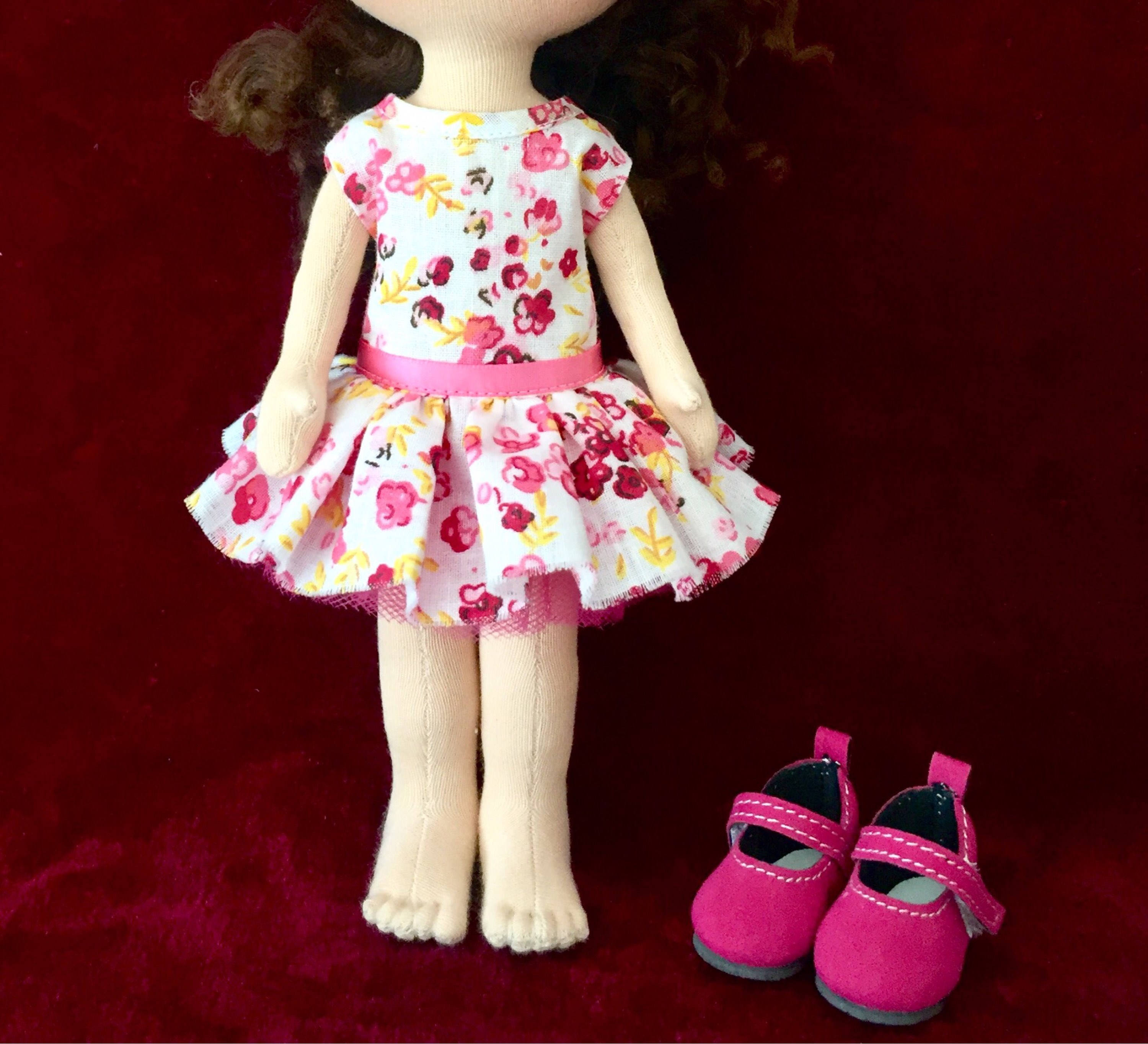 Dress for doll Pattern &amp; tutorial PDF doll clothes sewing | Etsy