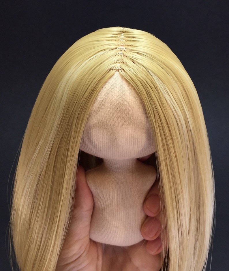 PDF tutorial How to make doll hair Doll wig tutorial Cloth Etsy