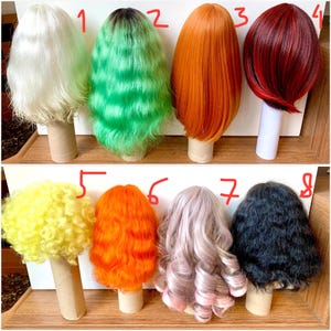 Custom wigs for 13” Dianna Effner doll, Little Darling Doll