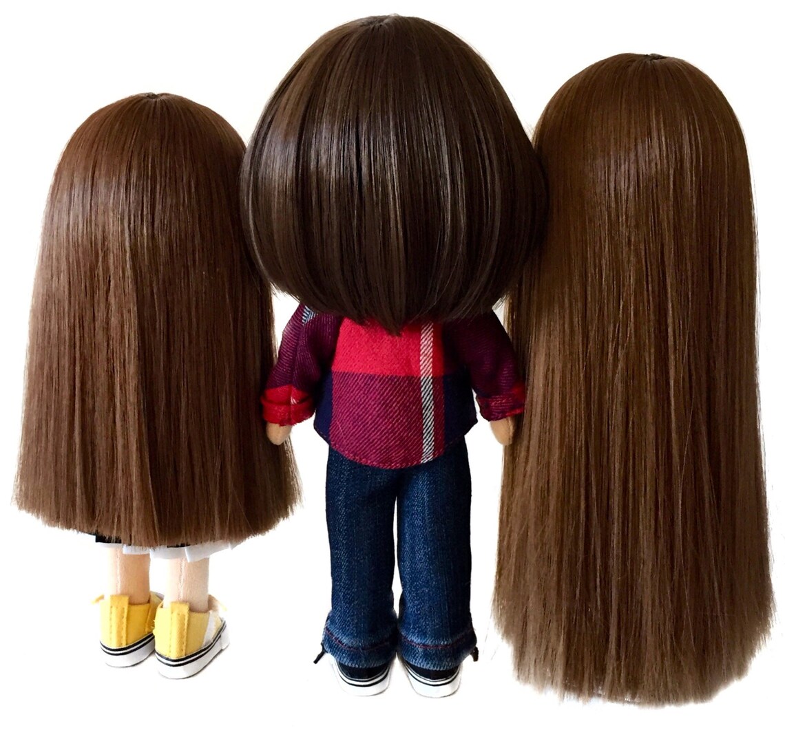 PDF Tutorial How to Make Doll Hair Doll Wig Tutorial Cloth Etsy Australia