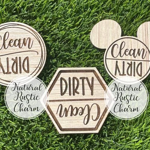 Dishwasher Magnet Clean Dirty SVG File Dishwasher Sign - Etsy