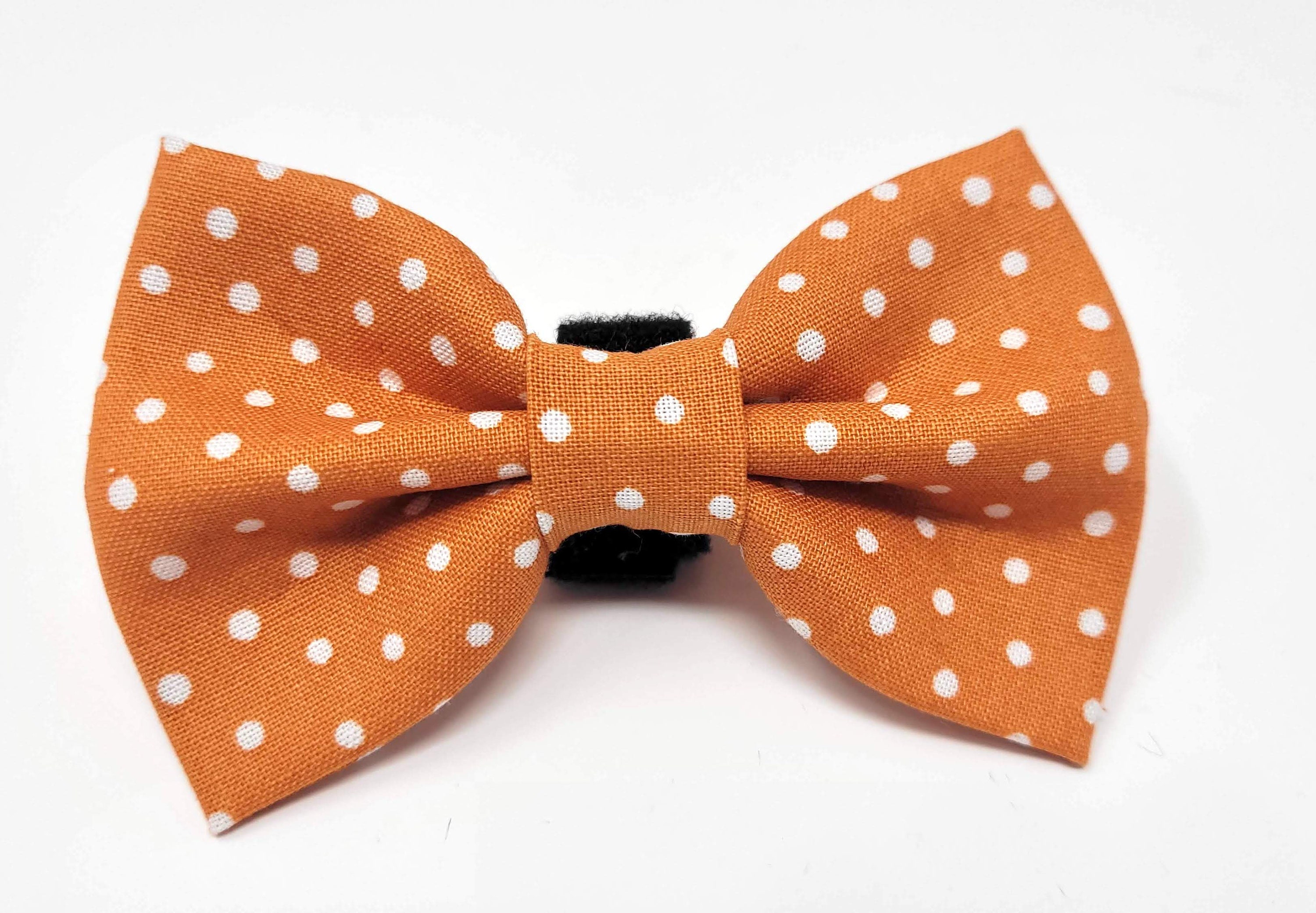 Orange Dot Halloween Dog Bow Tie Polka Dots Bow Ties for Dogs Etsy