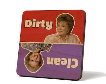 Golden Girls - Blanche and Rose - Dirty/Clean Magnet