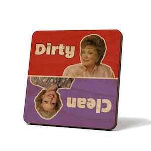 Golden Girls - Blanche and Rose - Dirty/Clean Magnet