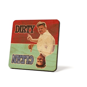 Chef Gordon Ramsay - Dirty/Clean Magnet