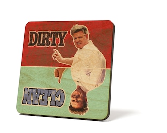 Chef Gordon Ramsay - Dirty/Clean Magnet
