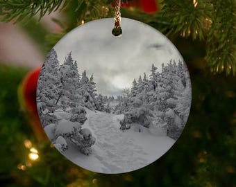 Ceramic Christmas Ornament - Custom Photo/Image