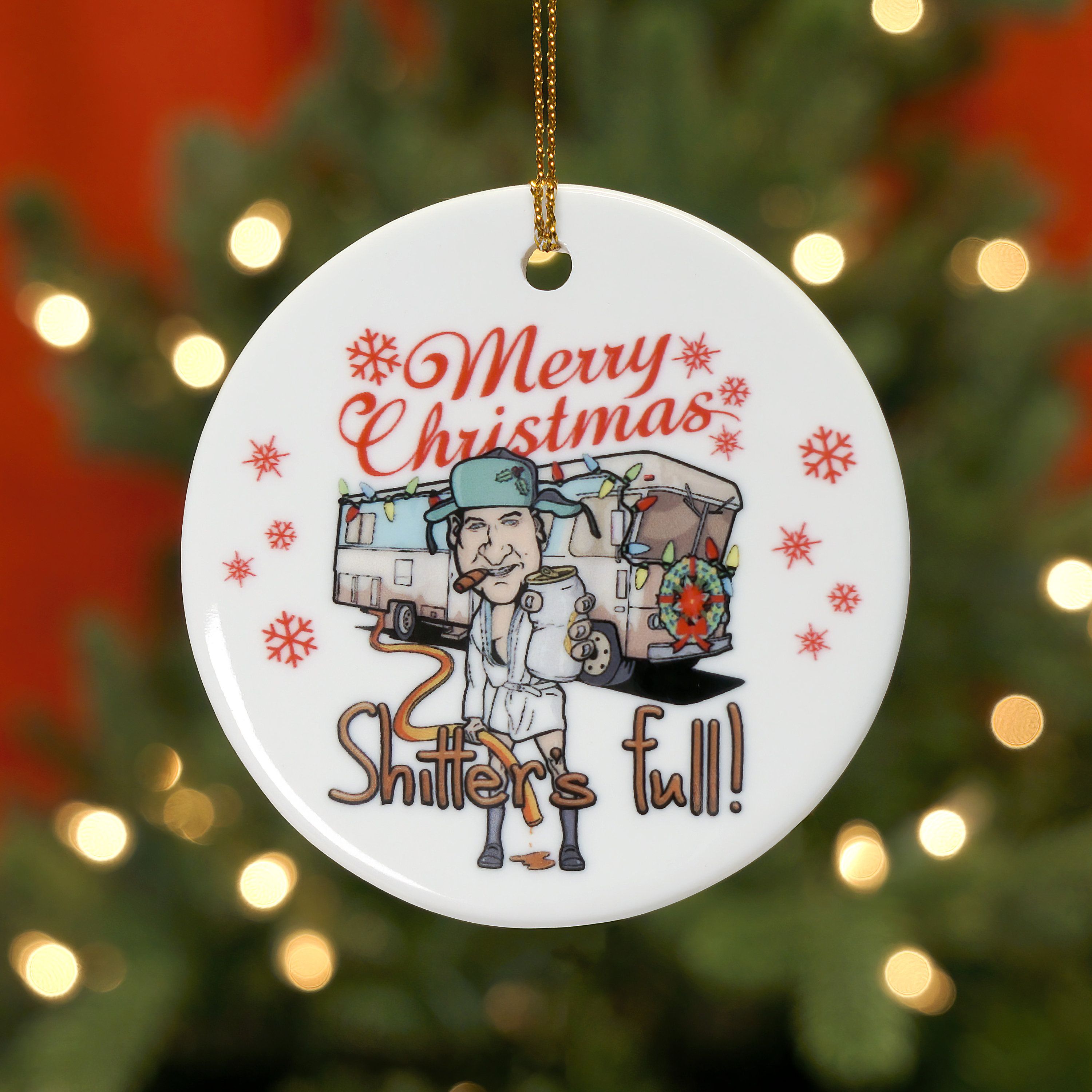 Merry christmas shitters full ornament Clearance
