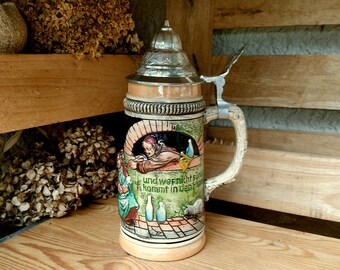 650 ml Holznachahmung Fass Edelstahl Bierkrug f/ür Bar Restaurant Home Decor Holzkrug geschnitzt SALATEILY Bierkrug aus Holz nat/ürlicher Bierkrug altmodisch braun