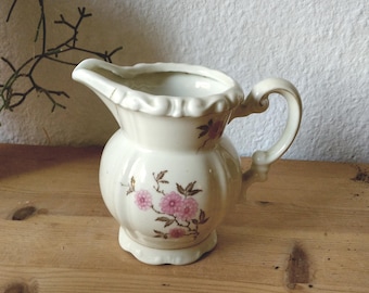 Charming milk jug with floral pattern, cream jug