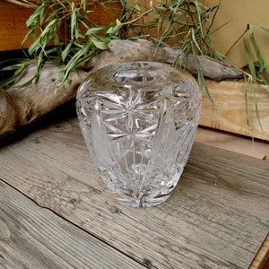 Shapely, unusual Beikristallvase, Glasvase,Kristallvase