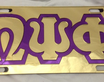 Omega Psi Phi Car Tag License Frame 10