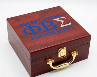 Phi Beta Sigma Poker Set, Fraternity Game Night Gift