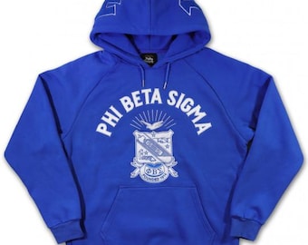 Phi Beta Sigma Hoodie, Fraternity Apparel, Chapter Sweatshirt