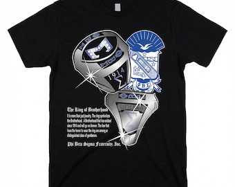 Phi Beta Sigma Ring Graphic Tee, Fraternity Apparel