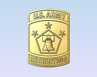USA Recruiter - 3d file CNC model-- Digital file download