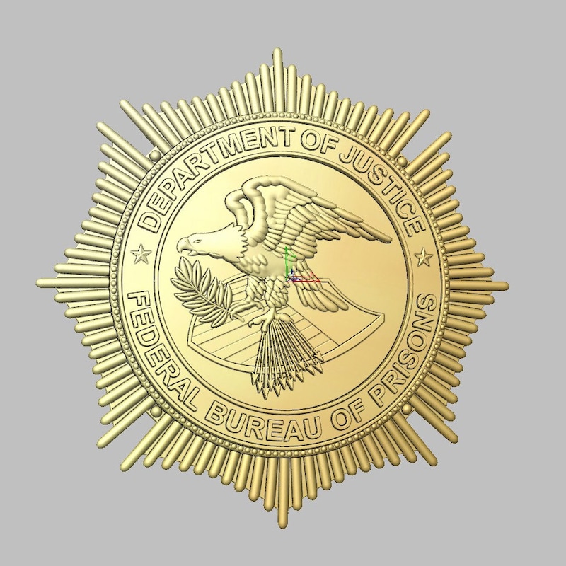 Federal Bureau of Prisons Badge - Etsy