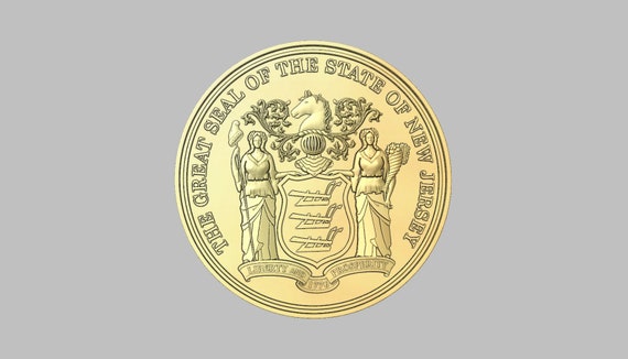 New Jersey State Seal STL Format 3d CNC Digital File - Etsy