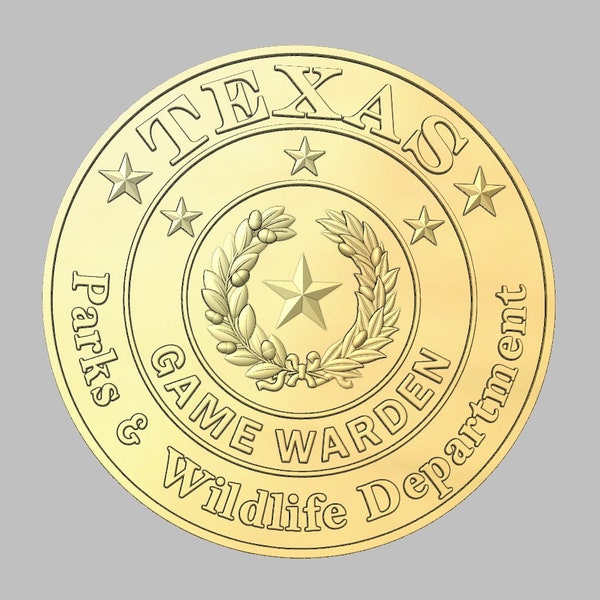 Game Warden Badge Etsy