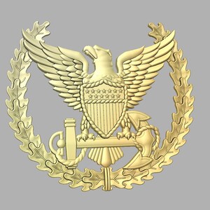 3d file CNC model - Command Ashore Insignia- Digital file download - not a physical item
