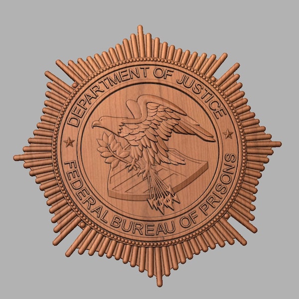 Federal Bureau of Prisons Badge - Etsy