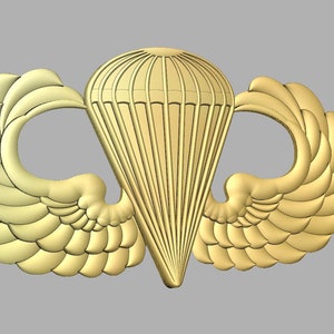 3d file CNC model -Airborne Wings- Digital file download - not a physical item