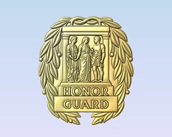 Tomb Honor Guard - 3d file CNC model-- Digital file download