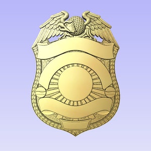 3d file CNC model - New Hampshire Trooper Badge- Digital file download - not a physical item